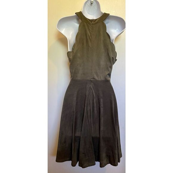 🔴 Altar'D state Forrest green Scalloped sleeve dress size M - Picture 6 of 8